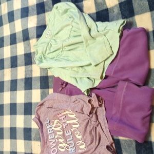 Jumping Bean Cat &Jack girls 3t/4t fall winter outfits 3 pieces pants shirts